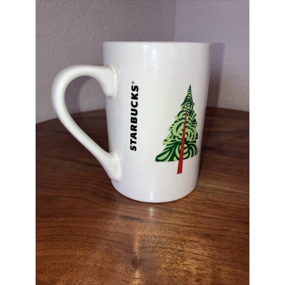 Starbucks Coffee Mug Christmas Trees Holiday 2011 10 Oz - Picture 4 of 7
